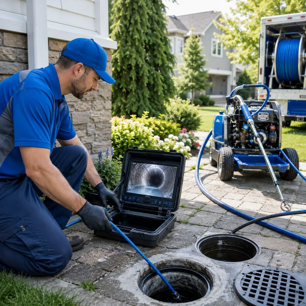 Outdoor drain cleaning professionals serving Harrietta, MI